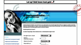 What Doorlopendkrediet.com website looked like in 2015 (9 years ago)