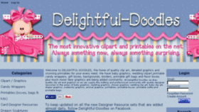 What Delightful-doodles.com website looked like in 2015 (9 years ago)