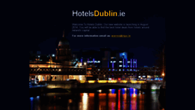What D4hotels.ie website looked like in 2015 (9 years ago)