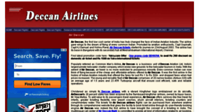 What Deccanairlines.in website looked like in 2015 (9 years ago)