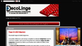 What Deco-linge.fr website looked like in 2015 (9 years ago)