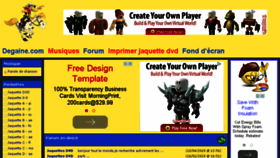 What Degaine.com website looked like in 2015 (9 years ago)