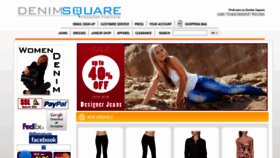 What Denimsquare.com website looked like in 2015 (9 years ago)