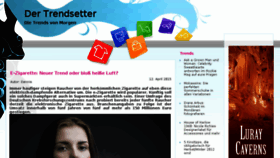 What Dertrendsetter.de website looked like in 2015 (9 years ago)
