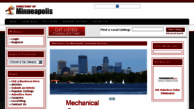 What Directoryofminneapolis.com website looked like in 2015 (9 years ago)