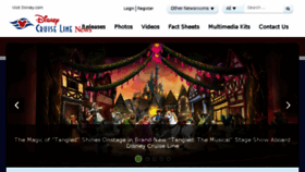 What Disneycruisenews.com website looked like in 2015 (9 years ago)