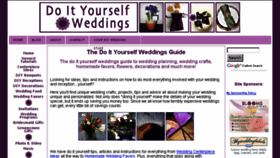 What Do-it-yourself-weddings.com website looked like in 2015 (9 years ago)