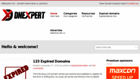 What Dnxpert.com website looked like in 2015 (9 years ago)