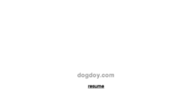 What Dogdoy.com website looked like in 2015 (9 years ago)