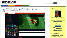 What Dotneat.net website looked like in 2015 (9 years ago)
