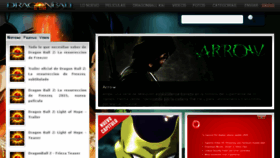 What Dragonballalcine.com website looked like in 2015 (9 years ago)