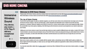 What Dvd-home-cinema.co.uk website looked like in 2015 (9 years ago)