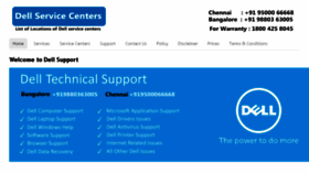 What Dellservicecenter.in website looked like in 2015 (9 years ago)