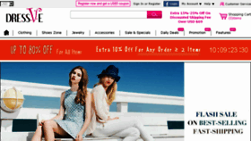 What Dressve.com website looked like in 2015 (9 years ago)