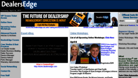 What Dealersedge.com website looked like in 2015 (9 years ago)