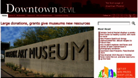 What Downtowndevil.com website looked like in 2015 (9 years ago)