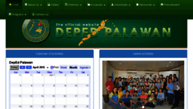 What Depedpalawan.com.ph website looked like in 2015 (9 years ago)