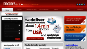 What Doctors-look.com website looked like in 2015 (9 years ago)