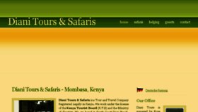 What Dianisafaris-kenya.com website looked like in 2015 (9 years ago)