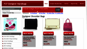 What Designerhandbags.firstclassfashionista.com website looked like in 2015 (9 years ago)