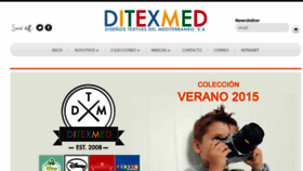 What Ditexmed.es website looked like in 2015 (8 years ago)