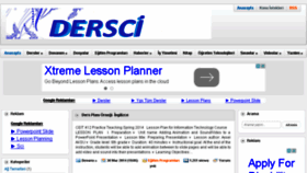 What Dersci.com website looked like in 2015 (8 years ago)