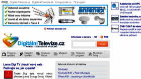 What Digitalnitelevize.cz website looked like in 2015 (8 years ago)