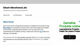 What Diaet-abnehmen.de website looked like in 2015 (8 years ago)