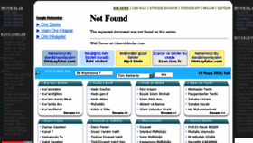 What Dinisayfalar.com website looked like in 2015 (8 years ago)