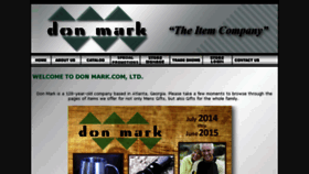 What Donmark.com website looked like in 2015 (8 years ago)