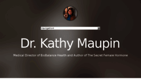 What Drkathymaupin.com website looked like in 2015 (8 years ago)
