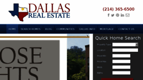 What Dallastexasrealestateblog.com website looked like in 2015 (8 years ago)