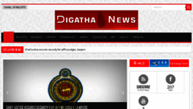 What Digathanews.com website looked like in 2015 (8 years ago)
