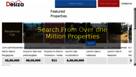 What Desiza.com website looked like in 2015 (10 years ago)