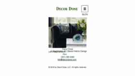 What Decordose.com website looked like in 2015 (8 years ago)