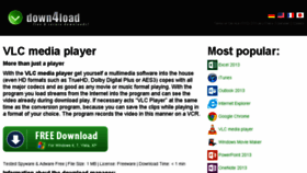 What Down4load.com website looked like in 2015 (8 years ago)
