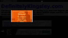 What Definitelykingsley.com website looked like in 2015 (8 years ago)