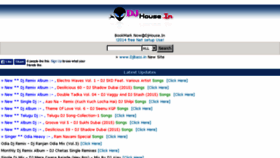 What Djhouse.in website looked like in 2015 (8 years ago)