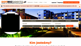 What Dombezagenta.pl website looked like in 2015 (8 years ago)