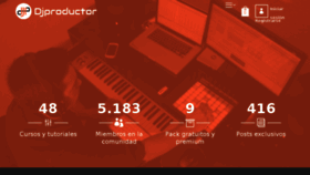 What Djproductor.com website looked like in 2015 (8 years ago)