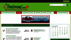 What Deerforums.org website looked like in 2015 (8 years ago)