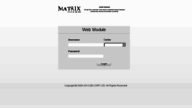 What Dbclmatrix.com website looked like in 2015 (8 years ago)