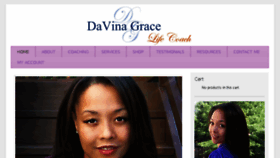 What Davinagrace.com website looked like in 2015 (8 years ago)