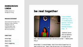 What Dangerouslinda.com website looked like in 2015 (8 years ago)