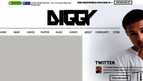 What Diggyworld.com website looked like in 2015 (8 years ago)