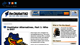What Digitalfaq.net website looked like in 2015 (8 years ago)