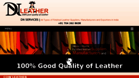 What Dnleather.com website looked like in 2015 (8 years ago)
