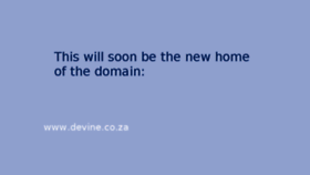What Devine.co.za website looked like in 2015 (8 years ago)