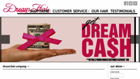 What Dreamhairco.com website looked like in 2015 (8 years ago)
