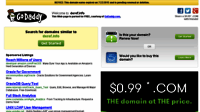 What Deref.info website looked like in 2015 (11 years ago)